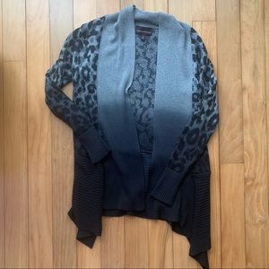 Dana Bachman Ombre Leopard Print cardigan